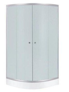 Душ каб Kroner Aqua Cascad 80*80 /чверть кола /фабрик скло/міл.піддон CV035435 77037 фото
