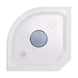 Гідробокс 90*90 Lids TANI SB90*90 SAT.LOW.FR, низький, скло Frost 4мм + стінки WHI