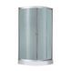 Гідробокс 90*90 Lids TANI SB90*90 SAT.LOW.FR, низький, скло Frost 4мм + стінки WHI