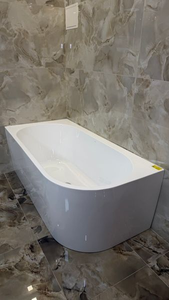 ВАННА ПРИСТІННА CREA 160Х80 ОКРЕМОСТОЯЧА, ЛІВОСТОРОННЯ 79076 фото