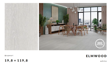 Плитка Cersanit ELMWOOD WHITE MAT RECT 19.8*119.8 для підлоги