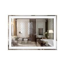 Дзеркало QT Stork 70*50 настінне прямокутне, Led touch switch, reverse 39 639 фото