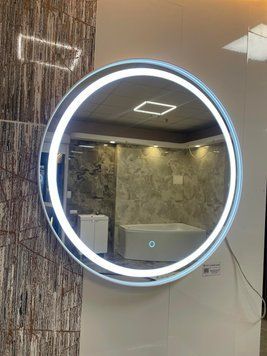 77416 Дзеркало П Vivace 700 біле Z -700*700 LED touch control 77416 Дзеркало П Vivace 700 біле Z -700*700 LED touch control фото
