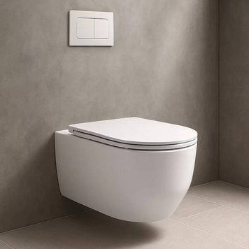 Унітаз Devit ART 3.0 підвісний безобідковий 3030140+кришка soft close Vortex Flush біл.глян. /550951 76297 фото