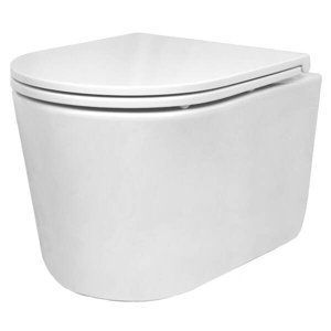 Унітаз Devit STYLE підвісний безобідковий 320150 + кришка soft close Vortex Flush / 552689 73374 фото