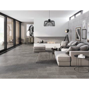 Плитка Cersanit HIGHBROOK DARK GREY STEPTREAD 29,8*59,8 407264769602 фото