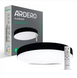 Світильник ARDERO SMART AL6085 ARD 40W коло чорний 4000К 378*378*62mm 3000Lm NOVA / 7879 74806 фото 1