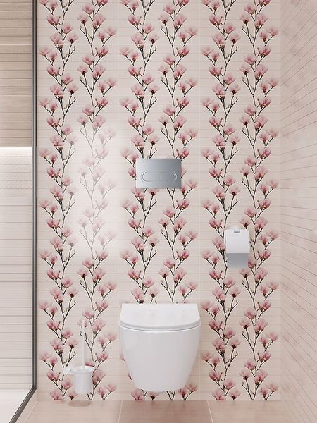 Плитка Cersanit Carmel Inserto Flower 25*40 для стін