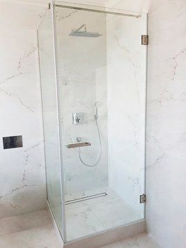 Душ каб Liberta MILAN 90*90*200 Прозора,L,ручка Кноб круг.,пф,трим.наскрізний 47310 фото