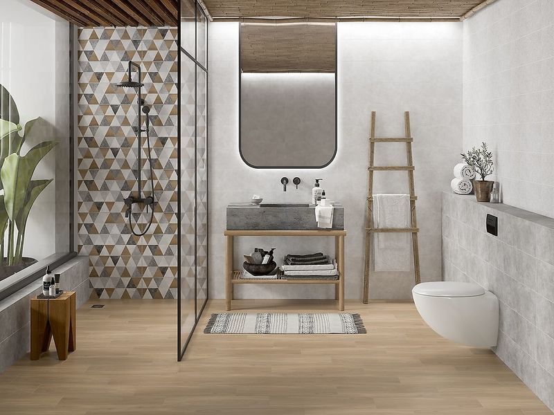 Плитка Cersanit Denize Light Grey Structure 20*60 для стін