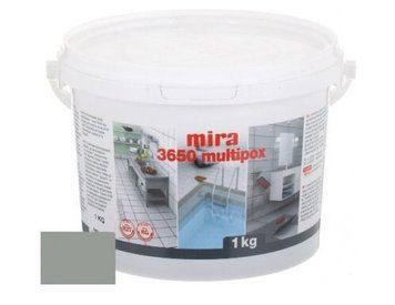 Фуга для швів епоксидна Mira 3650 multipox сталевий 1 кг 72551 фото