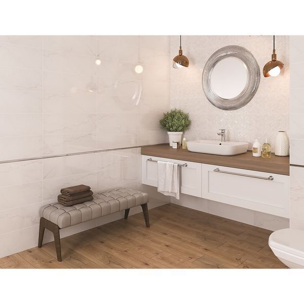 Плитка Cersanit Mariel Inserto Chevron 20*60 для стін