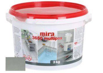 Фуга для швів епоксидна Mira 3650 multipox сталевий 3 кг 72556 фото