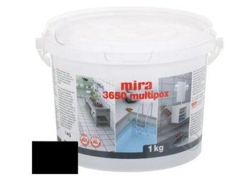 Фуга для швів епоксидна Mira 3650 multipox чорний 1 кг 72552 фото