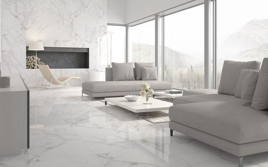 Calacatta Extra белая матовая 60,7*60,7