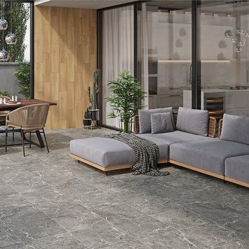 Плитка Cersanit PAVIA GREY MATT 42*42 для підлоги